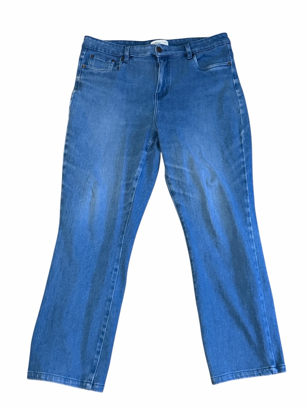 Coldwater Creek Straight Leg Jeans - Medium Blue